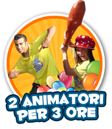 2 animatori per 3 ore