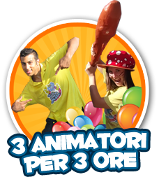 3 animatori per 3 ore